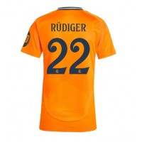 Real Madrid Antonio Rudiger #22 Bortatröja Dam 2024-25 Kortärmad